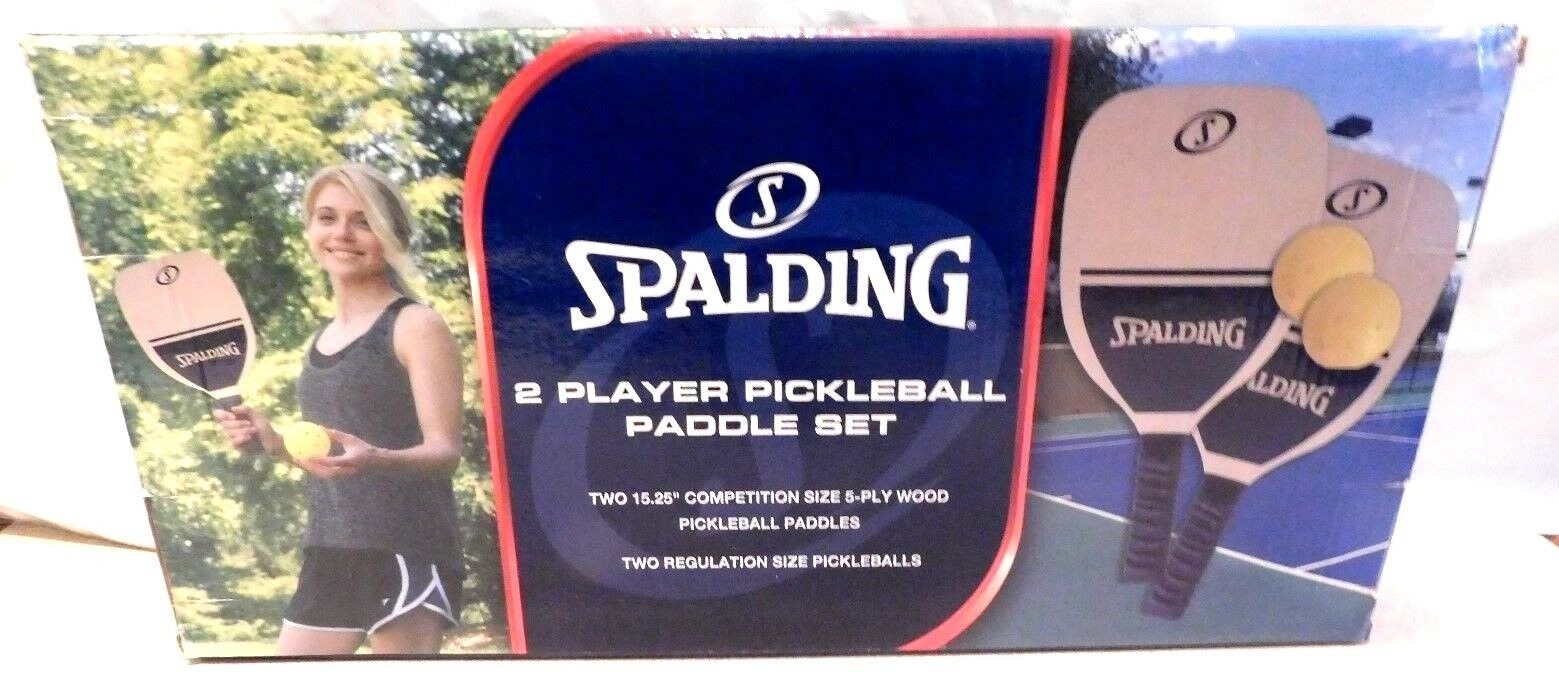 NIB Pickleball Paddle Set for 2 from Spalding Premier Series