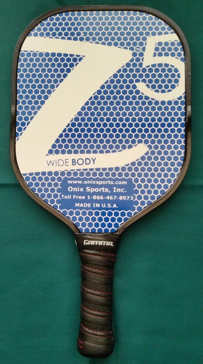ONIX COMPOSITE Z5 BLUE PICKLEBALL PADDLE 9.1 oz PRE-OWNED EXCELLENT CONDITION