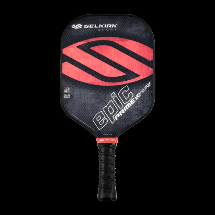 NEW SELKIRK PRIME EPIC PICKLEBALL PADDLE FIBERFLEX FACE X4 POLY CORE RED
