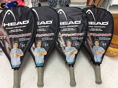 GUC! SET OF 4 RAQUETBALL RACKETS BY HEAD TITANIUM TECHNOLOGY