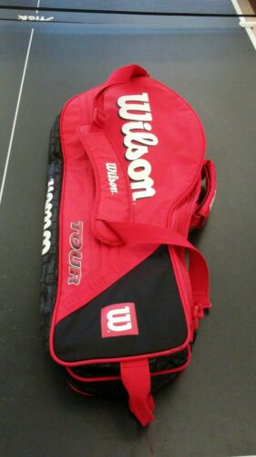 Wilson Tour Red Tennis Bag 4 racket bag