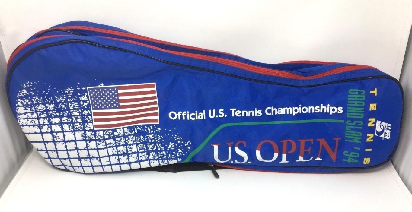 Official U.S. Open Double Tennis Bag Case. Holds 2 racquets. Grand Slam 1994