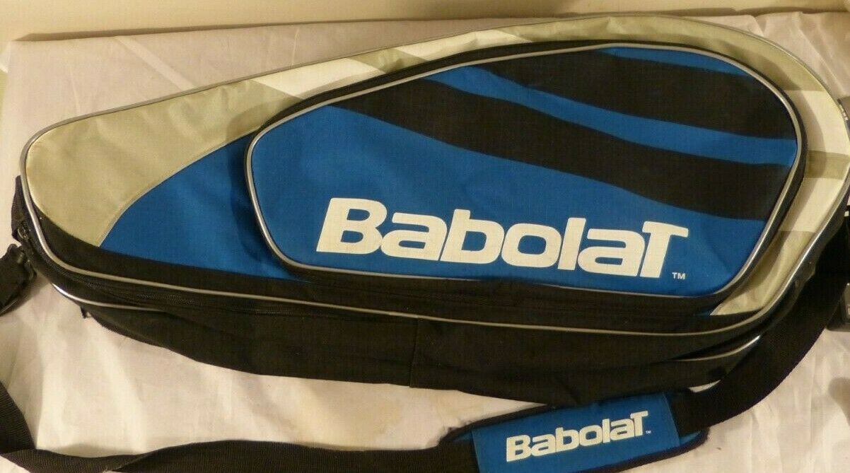 Babolat 2-4 Tennis Racket Bag - Blue, Black, & Gray