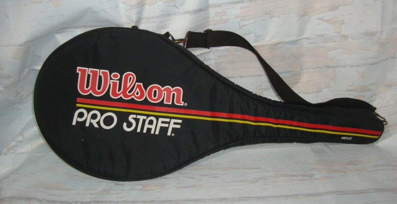 WILSON PRO STAFF MIDSIZE PADDED TENNIS RACQUET RACKET CARRY BAG CASE ONLY