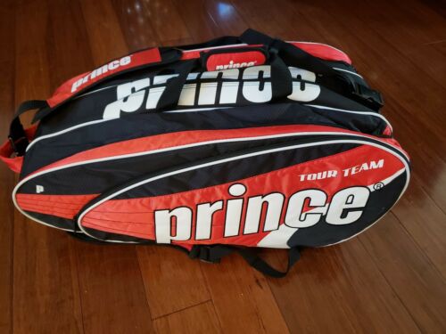 Prince Tour Team Tennis Bad Duffle Racket Red backpack 6 pack