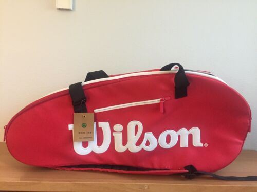 Wilson Super Tour Tennis Bag. 2 Compartments, Fits 6 Racquets.