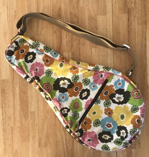 Two Loops Brand Floral Bag With Strap Tennis Ukulele Racket