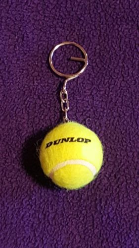 DUNLOP TENNIS BALL KEY CHAIN - NEW