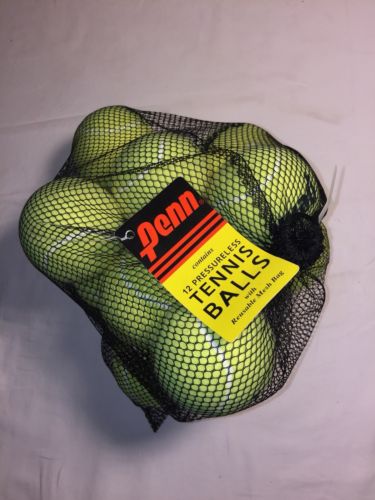 Penn Pressureless Tennis Balls (12 Balls In Mesh Carrying Bag)