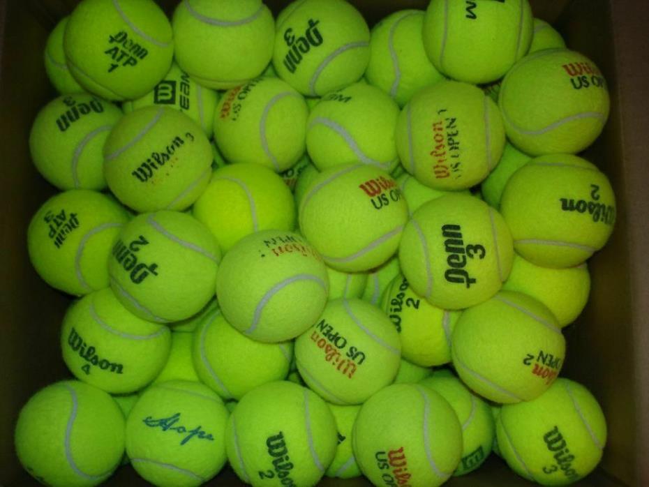 25/50/100 Used Tennis Balls...All Brand Name...Fast Free Shippin