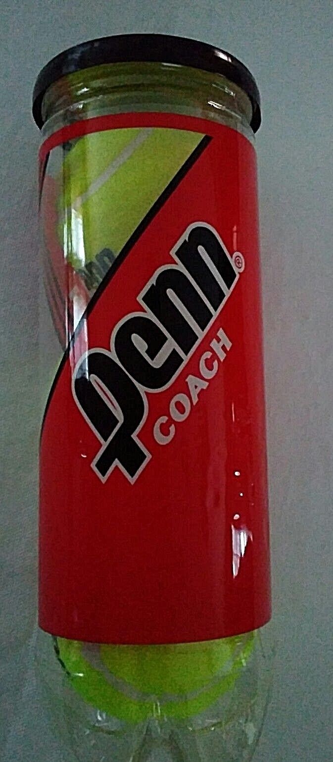 Penn Coach Tennis Balls Can New Sealed 3 Balls in 1 can