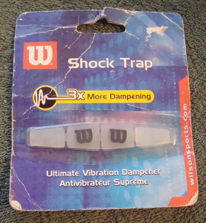 Wilson Shock Trap Tennis Racquet String Dampener Vibration Asborber
