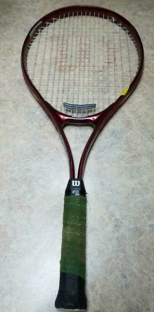 A Wilson Super High Beam Series Pro 110 Tennis Racket