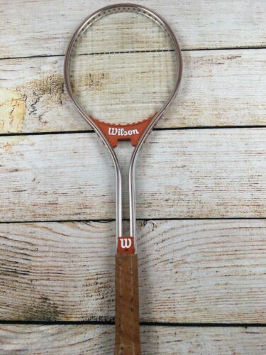 Wilson Jimmy Connors Rally L4 5/8 Tennis Racquet Aluminum Leather wrap handle