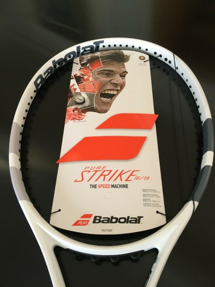 babolat Pure Strike 16X19 tennis racquet, 3/8 grip, NEW, free shipping