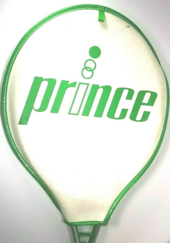Vintage Prince Classic Tennis Racquet Green Aluminum Grip Size 4-1/2 with Cover