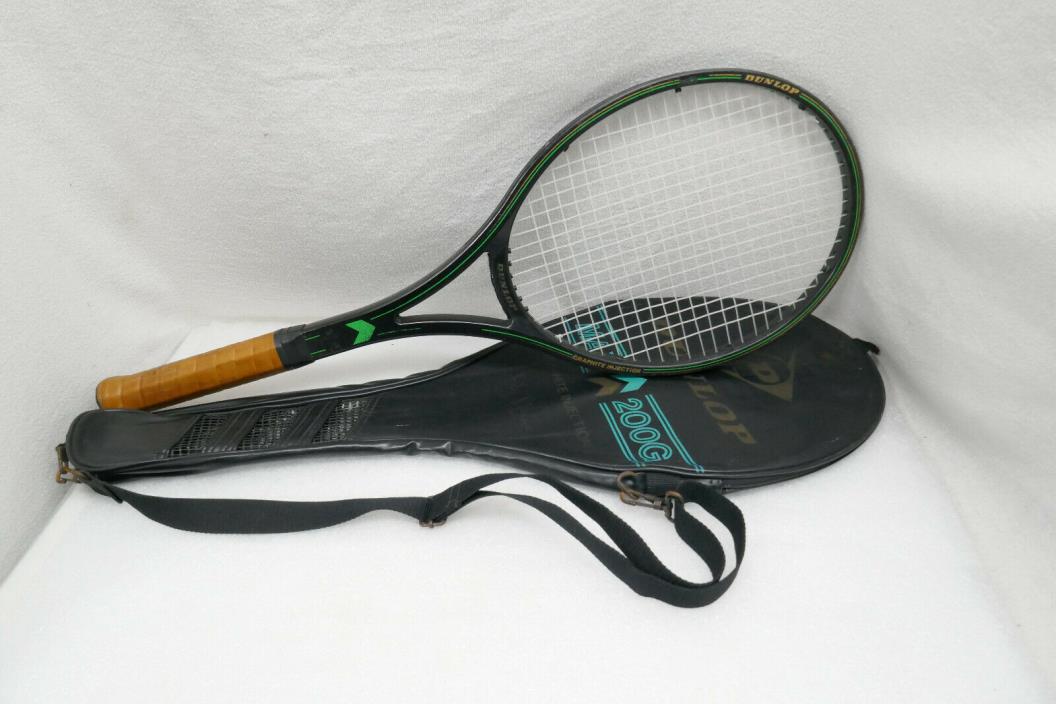 Dunlop Max 200G Tennis Racquet John McEnroe Endorsed 4 1/2 Grip Made in England