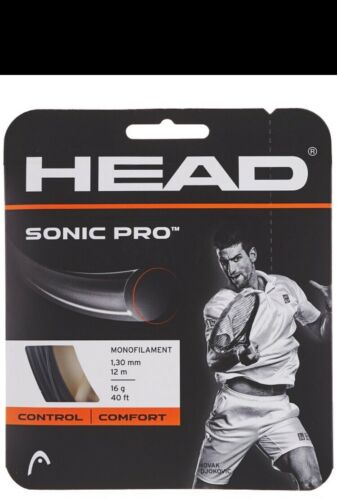 Head Sonic Pro Edge 16g tennis string - 40ft set NEW