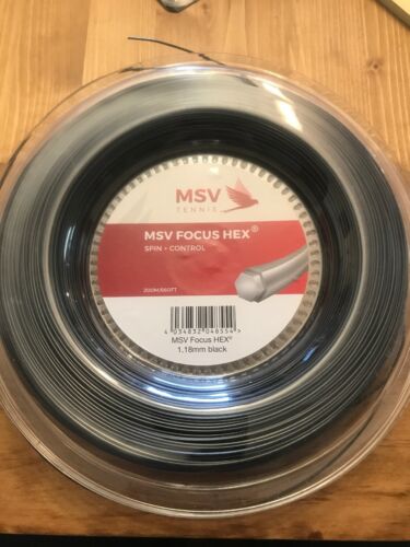 Mauve Sports-MSV Focus Hex 118 Black Reel Tennis String 660ft (4034832048554).m