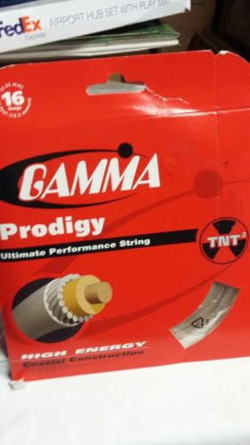 Gamma Prodigy 16G Tennis String, Natural
