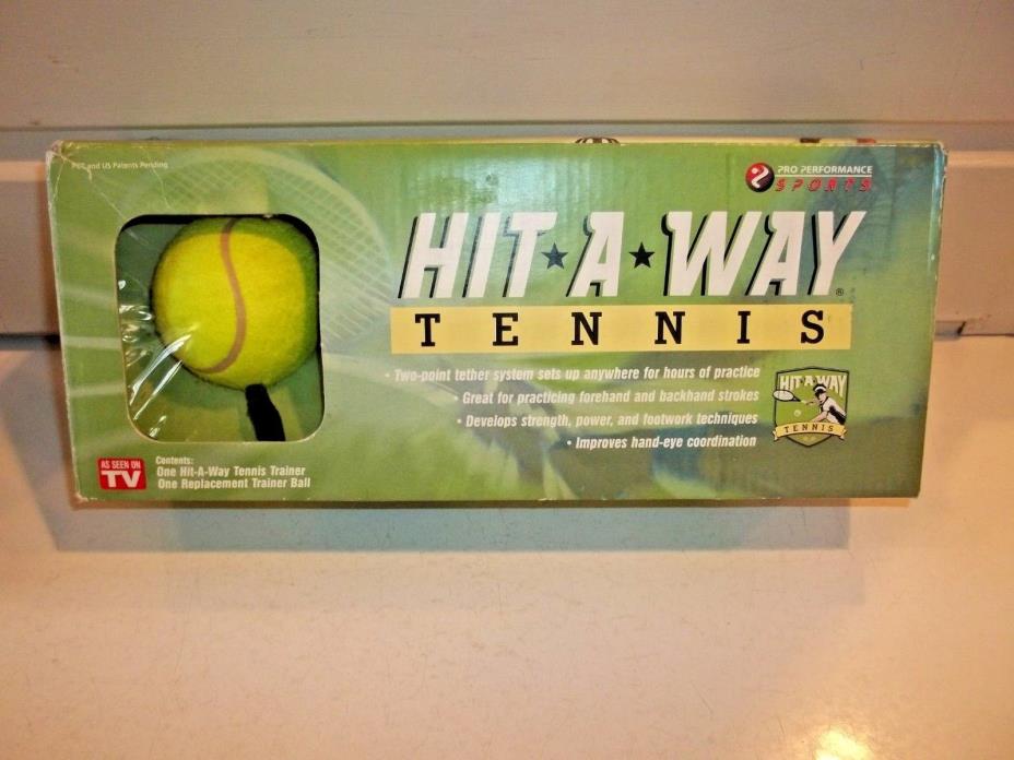 Tennis Hit-A-Way Trainer Pro Performance Sports HitAWay Hit A Way Training Aid
