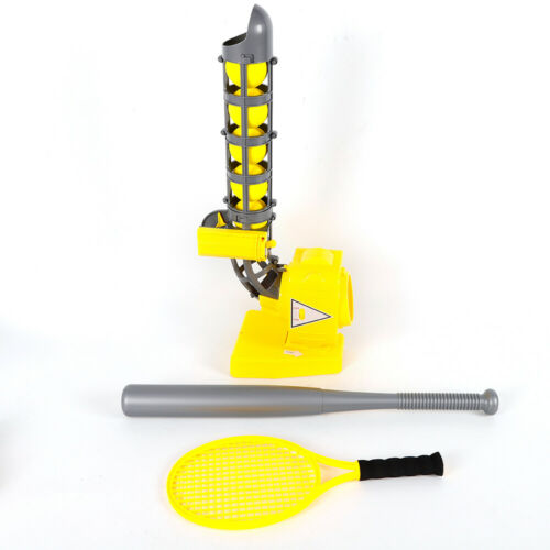 Kids Tennis Outdoor Toys  Automatic Baseball Machines Yellow/Red Training Tool