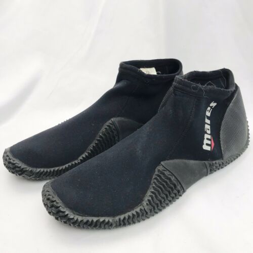 Mares Black Stretch Dive Shoes Mens Size 12