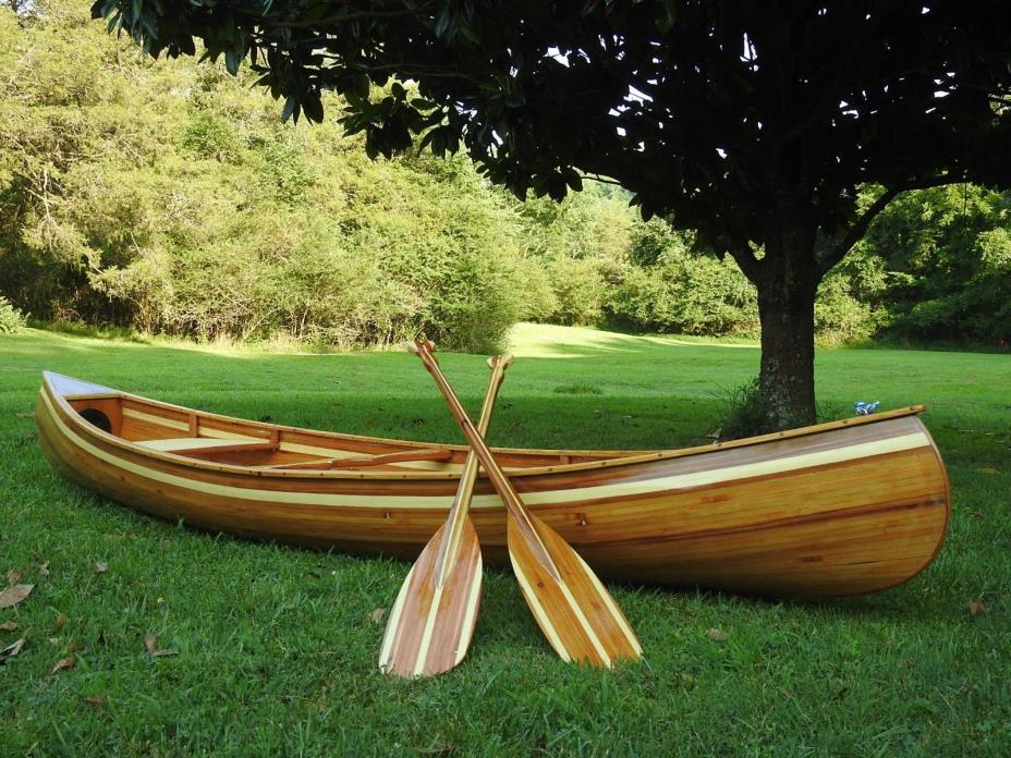 14' Cedar Strip Canoe Western Red Cedar