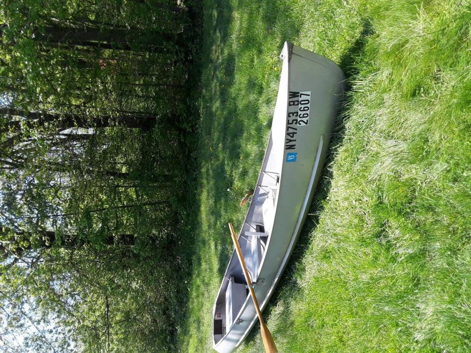 Grumman Sport Canoe Boat 17 Feet with 4 horse power motor