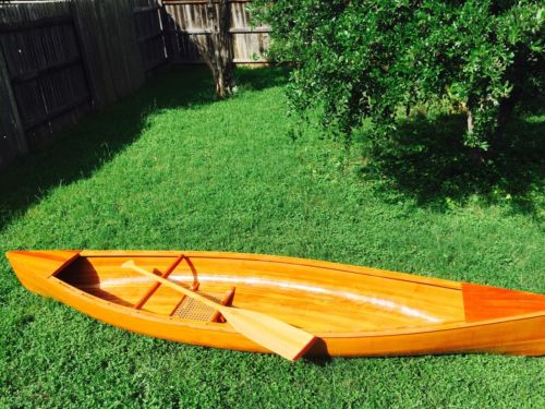 Cedar Strip Canoe Handmade 10ft Single Person