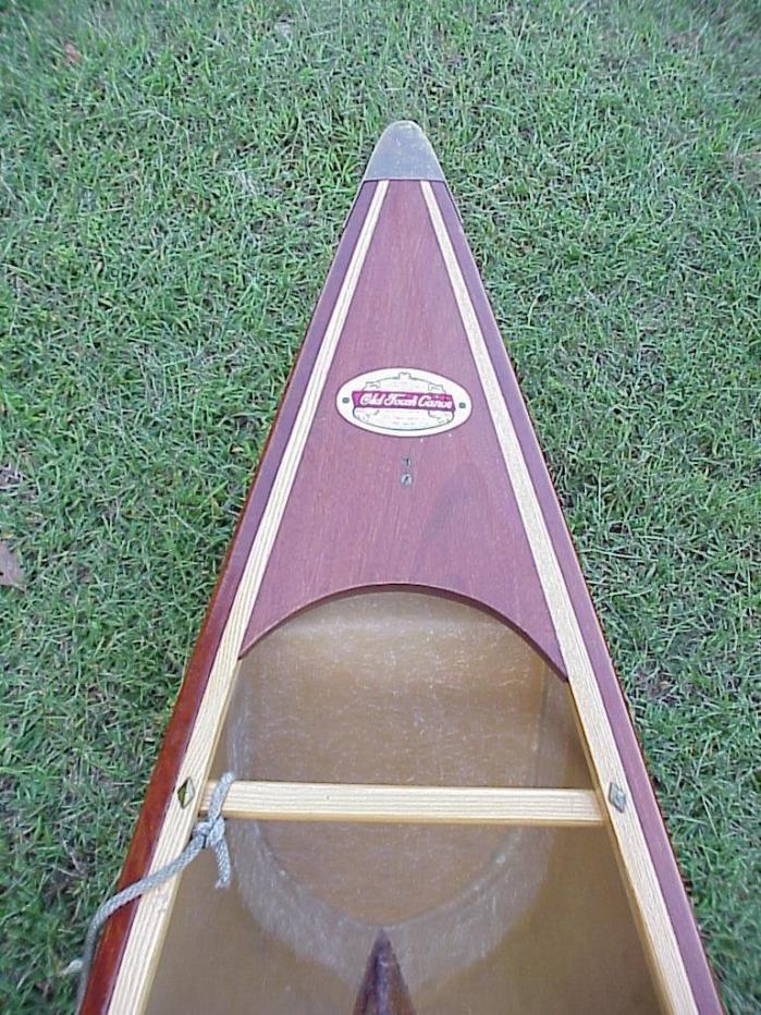 Old Town Canadienne Canoe, Kevlar, Mahogany decks/outwales, custom carrying yoke