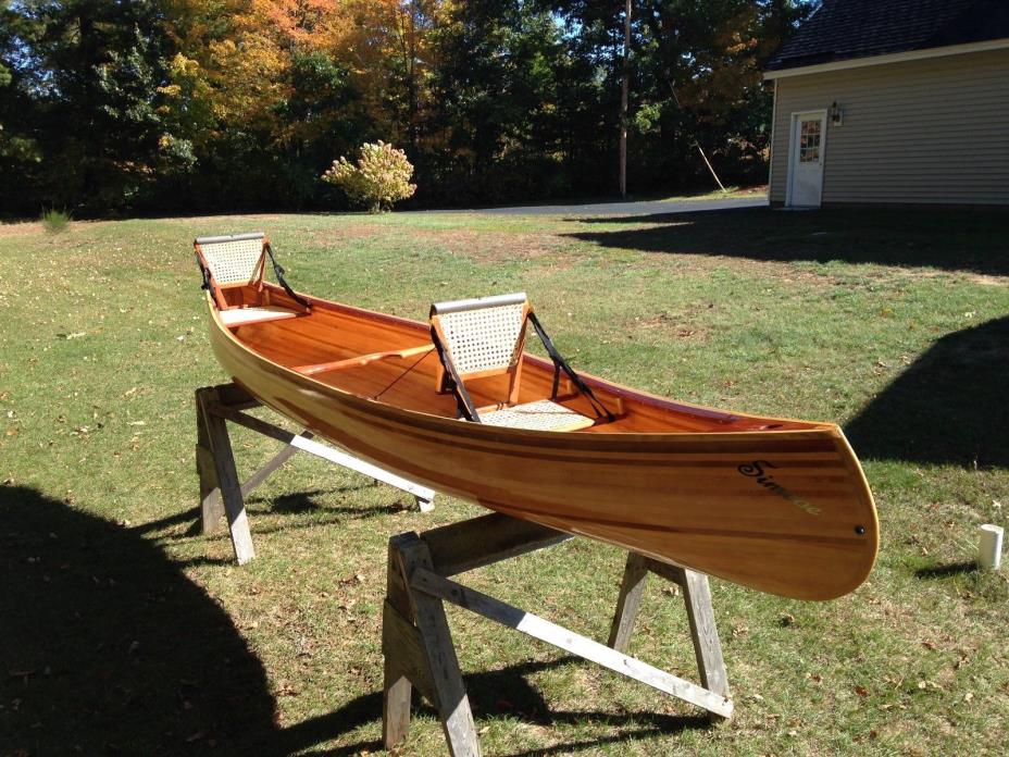 cedar strip canoe 16 Ft customized