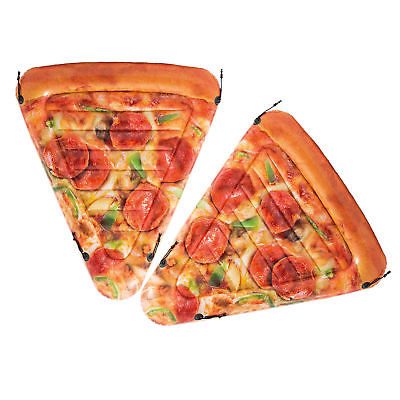2 Pack Intex Pizza Slice Mat Inflatable Floating Island Linking Raft