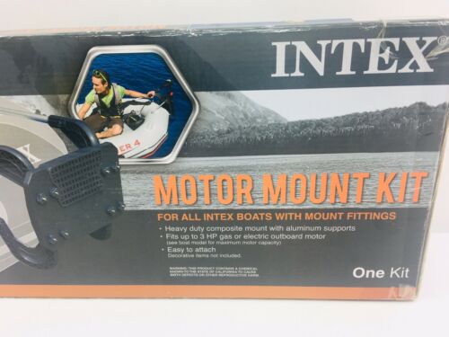INTEX Inflatable Boats Motor Mount Kit for up to 3 HP Gas or Electric Motors NEW