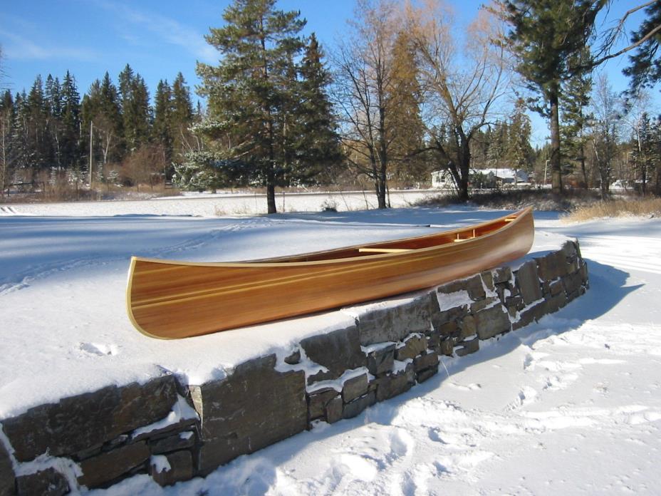 15' Cedar Strip Canoe, based on Chestnut Canoe Company's Prospector series.