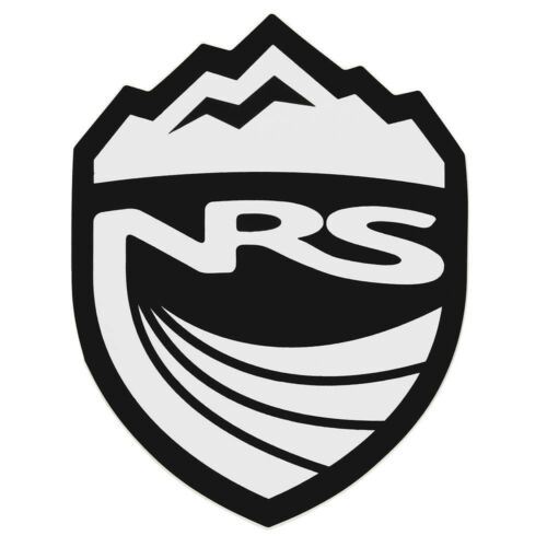 NRS Kayaking STICKER Decal BLACK New Shield