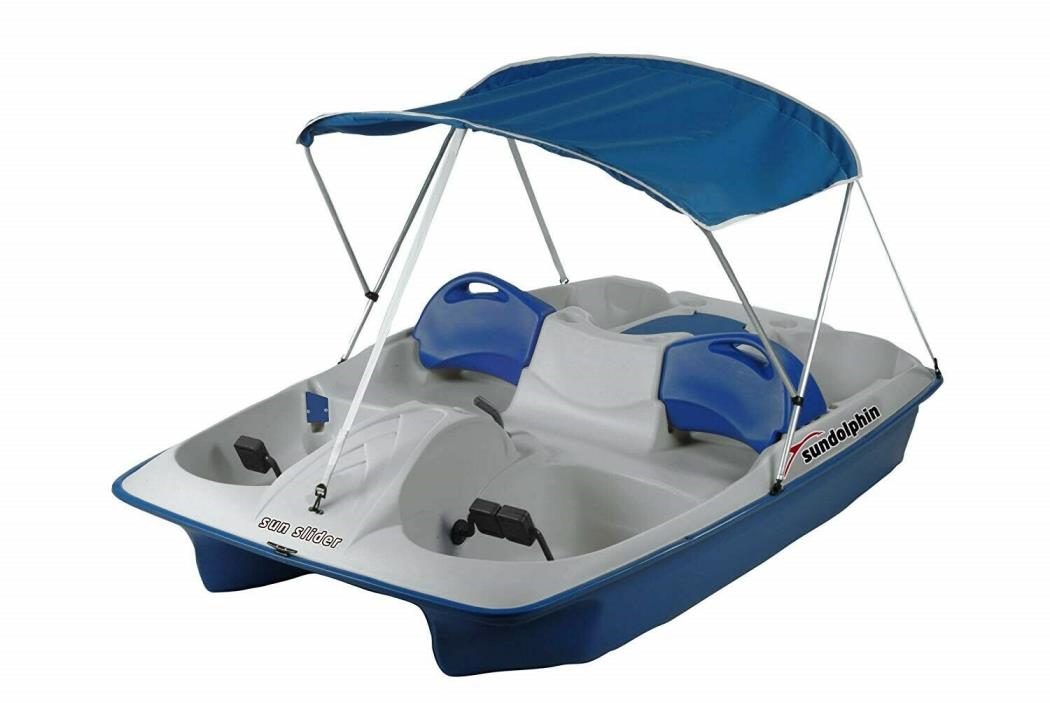 SUNDOLPHIN Sun Dolphin Sun Slider 5 Seat Pedal Boat With Canopy