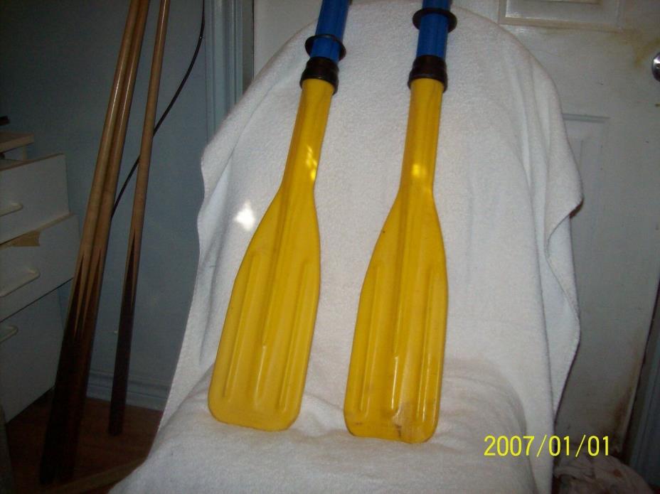 Plastic kayak, canoe, boat raft oars