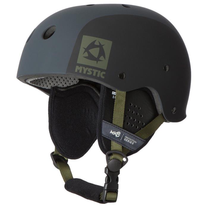 Mystic MK8 Kiteboarding/Wakeboarding Helmet - BLACK - Large
