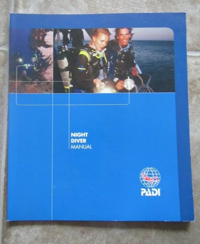 NEW PADI Night Diver Student Manual Specialty for Scuba