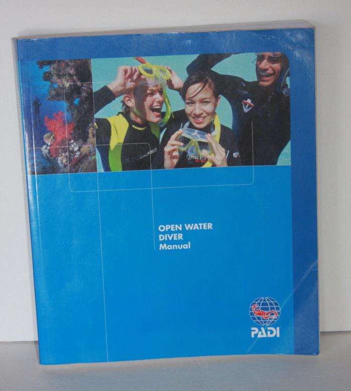 PADI Open Water Diver Manual Student Training Book 79180 (Paperback 2008)