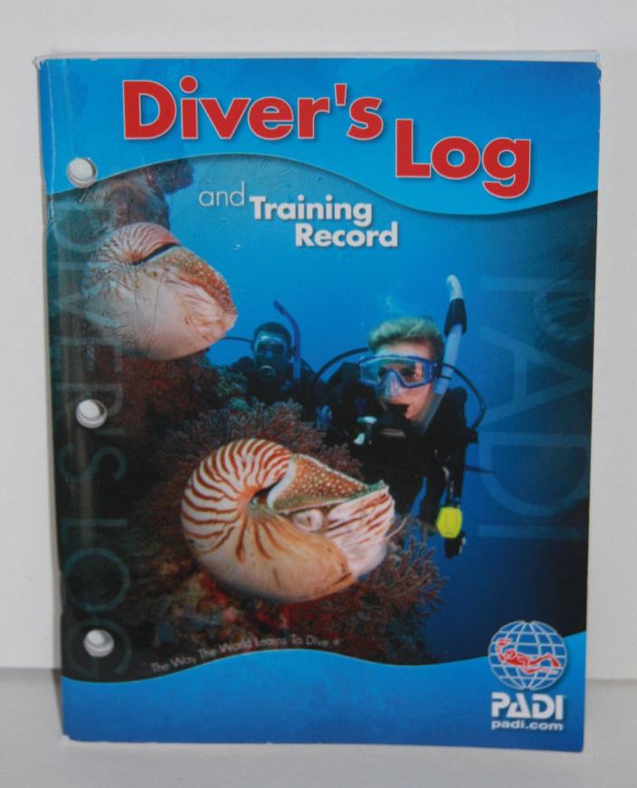 PADI Divers Log And Training Record Book 70047 No Writing