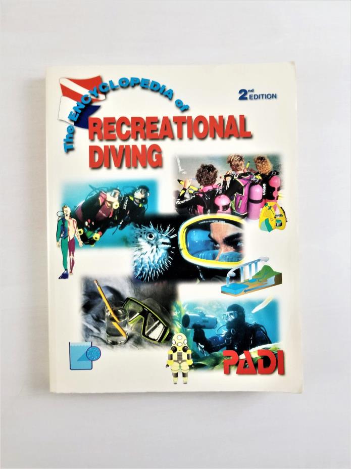 PADI Encyclopedia of Recreational Diving 2nd Edition Scuba Guide Book Paperback
