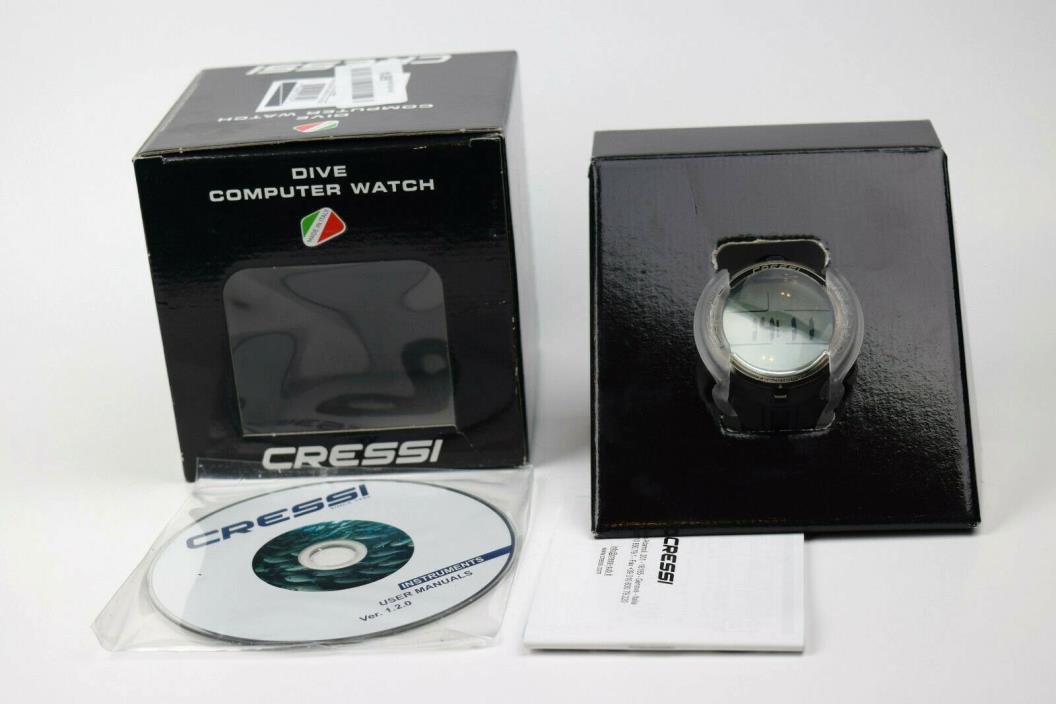 Cressi drake apnea dive computer watch Titanium made in Italy