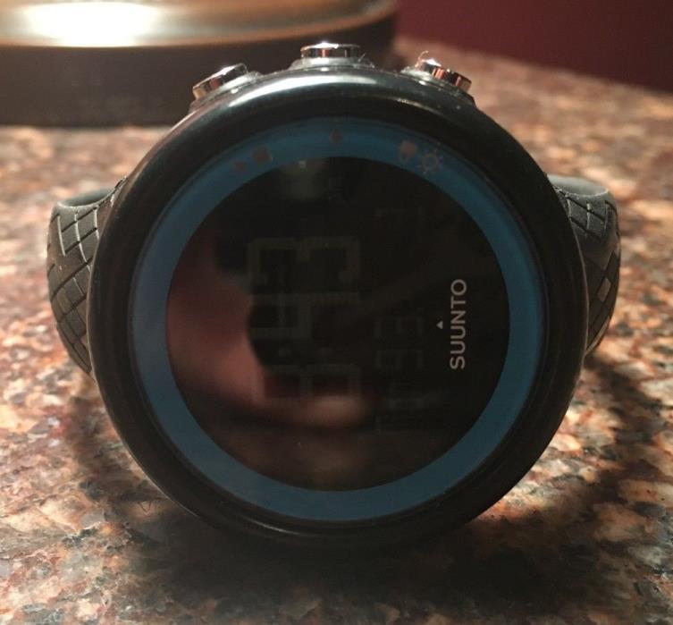 Suunto M4 Wristop by Suunto Black and Turquoise Good Condition