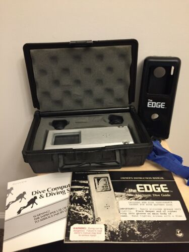 Vintage ORCA Industries Edge Electronic Dive Computer With Guide Case