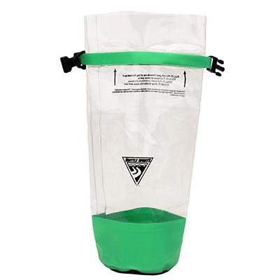 Seattle Sports Glacier Clear Dry Bag, 10 L Clear/Lime Small