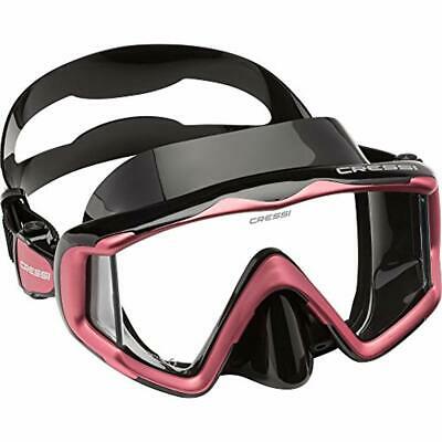 Cressi Liberty Diving Masks Triside Spe Mask, Black/Black/Pink Sports &