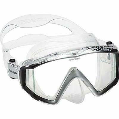 Cressi Liberty Diving Masks Triside Spe Mask, Clear/Black/Silver Sports 