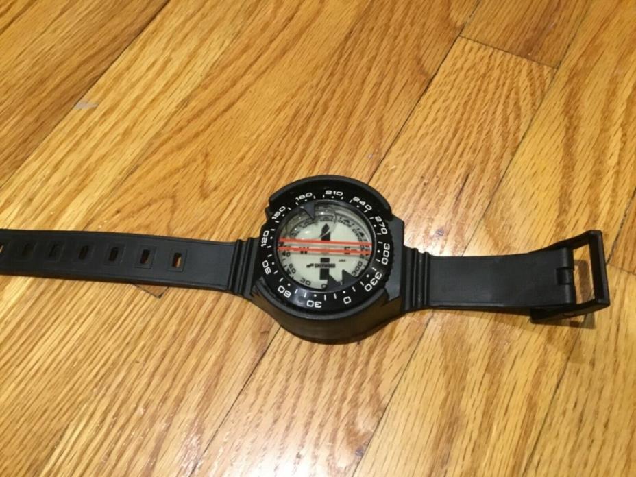 Sherwood Wisdom Add-On Compass Kit Wrist Watch Dive Scuba Diving Glows In Dark